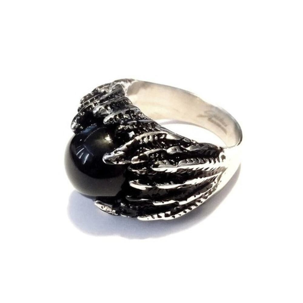 New stainless steel stone ring size 13